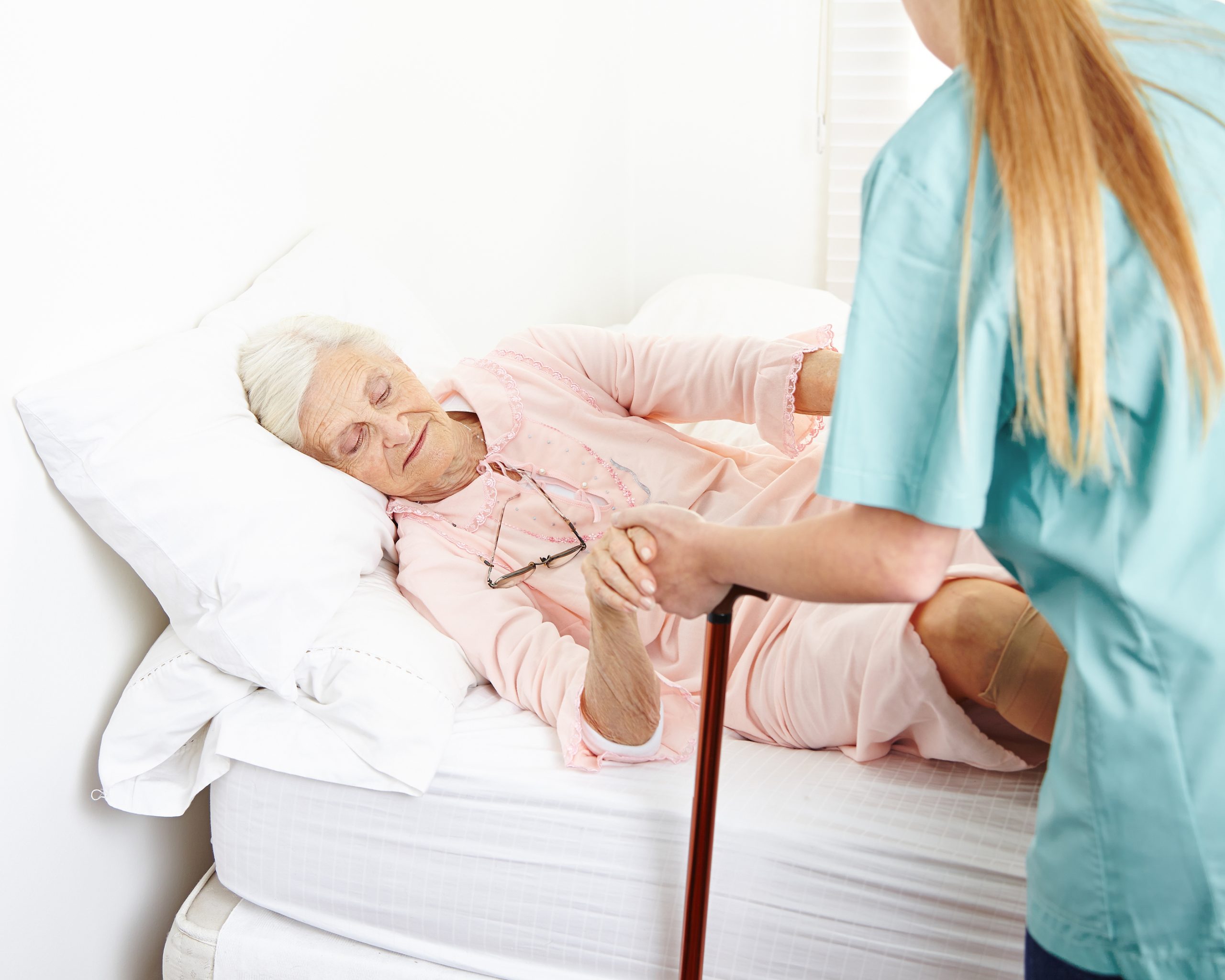 How Can You Help Your Senior Avoid a Fall from Her Bed?